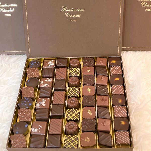 Coffret chocolat garni - Chocolats Andrée